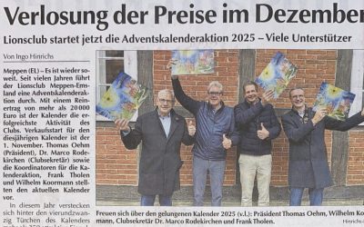 Kalendervorstellung 2025 im Emslandkurier